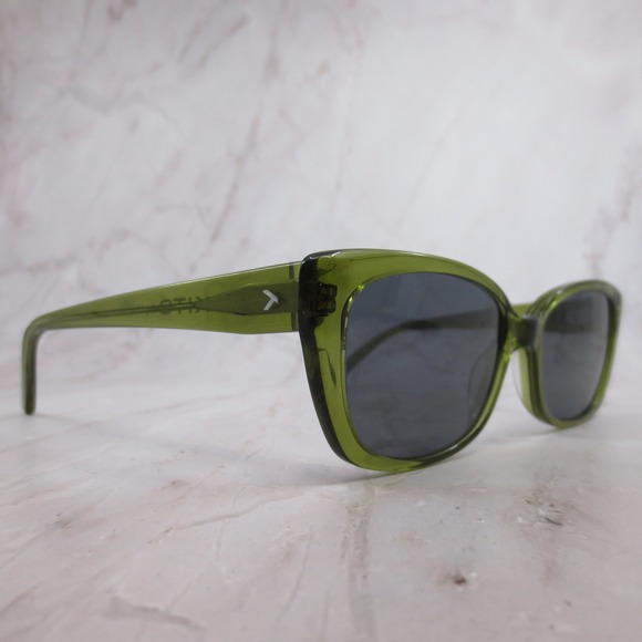 KITS by Vasuma Salut K005-38 Olive Green Cat Eye Sunglasses 53-17-143 main image 4